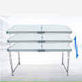 Mesa de camping plegable de altura ajustable de aluminio de la mejor venta